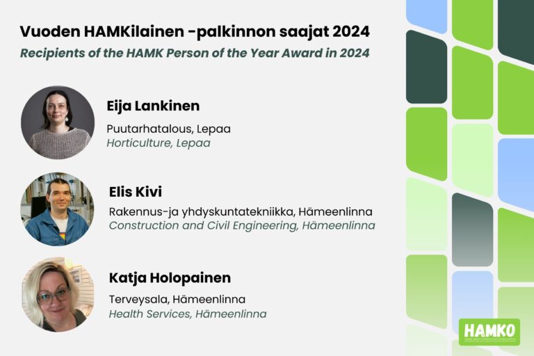 Vuoden hamkilaiset 2024