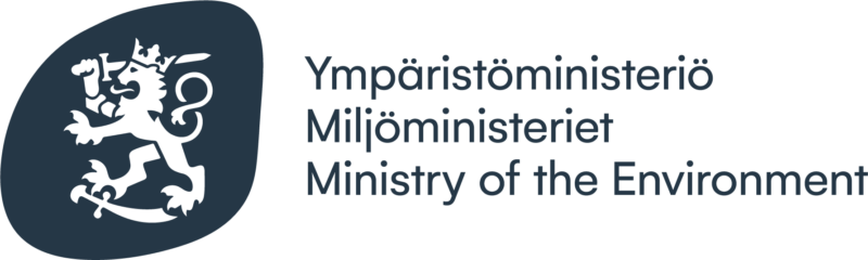 Ympäristöministeriö logo eng