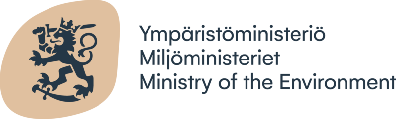 Ympäristöministeriön logo.